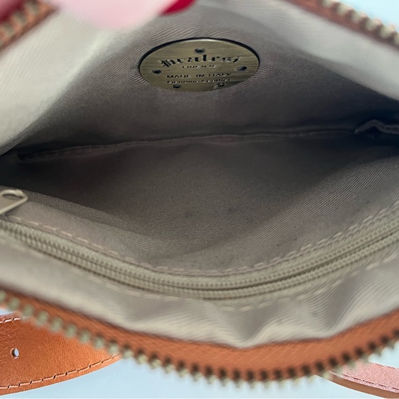 Pratesi Firenze - Italian Leather Studded
Belt Bag Fanny Pack Tan Brown Caramel - Picture 4 of 13